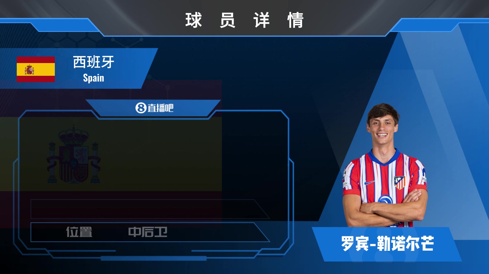 球員集錦西班牙國(guó)家隊(duì)常客勒諾爾芒高空爭(zhēng)頂猛防守侵略性強(qiáng)