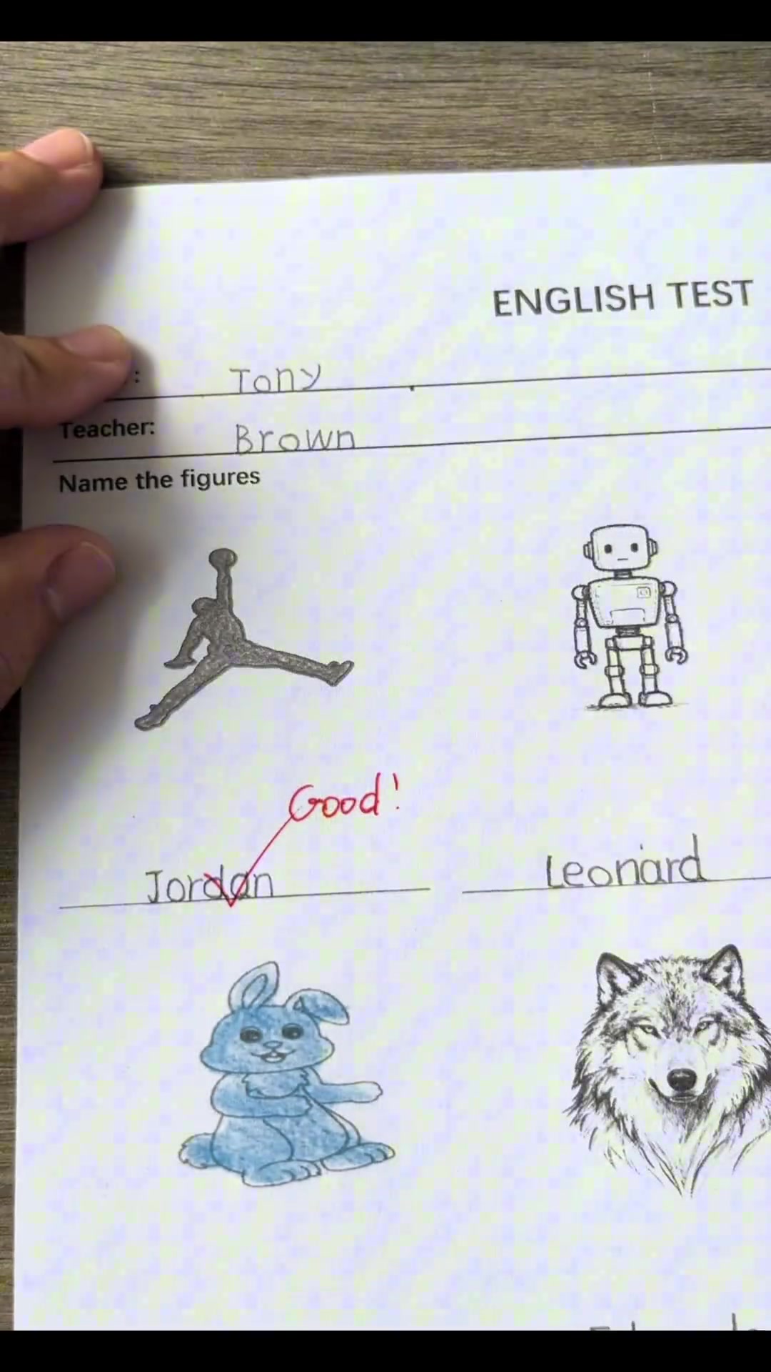 看似全錯(cuò)實(shí)則全對(duì)一位NBA球迷的英語測(cè)試卷